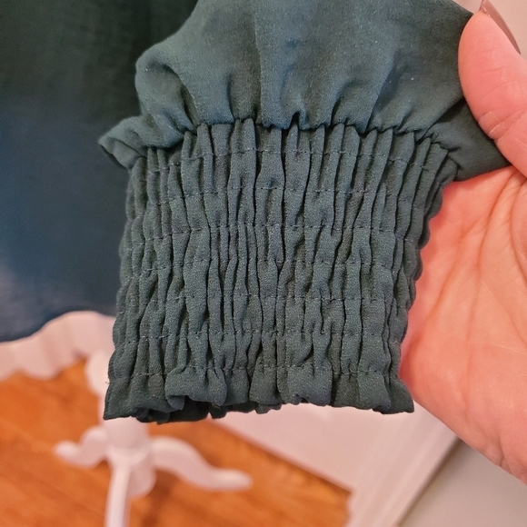 A.N.A Green Tunic Blouse Size XL, Classic Business Casual - Picture 3 of 10